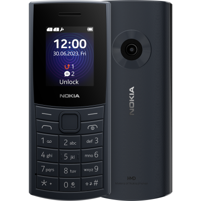 Nokia 110 4G 2nd Edition 1GF032BPE1L02 frontAndBack